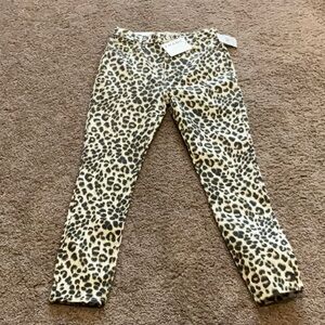 Leopard Print Skinny Pants